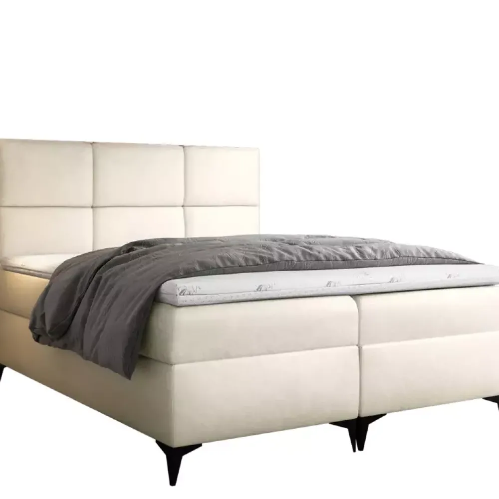 Łóżka Z Pojemnikiem|Łóżka Różowe>Gruszka Łóżko Kontynentalne 160x200 fioletowe FELIX