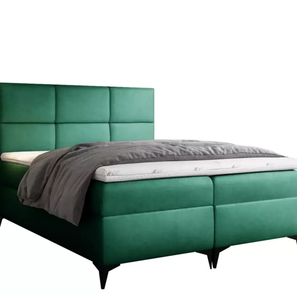 Łóżka Z Pojemnikiem|Łóżka Różowe>Gruszka Łóżko Kontynentalne 160x200 fioletowe FELIX