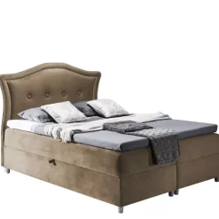 Łóżka Na Nóżkach|Łóżka Z Pojemnikiem>Gruszka Łóżko kontynentalne 180x200 granatowe BRUNO