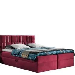 Łóżka Z Zagłówkiem|Łóżka Z Pojemnikiem>Gruszka Łóżko Kontynentalne 160x200 kremowe TOM 3