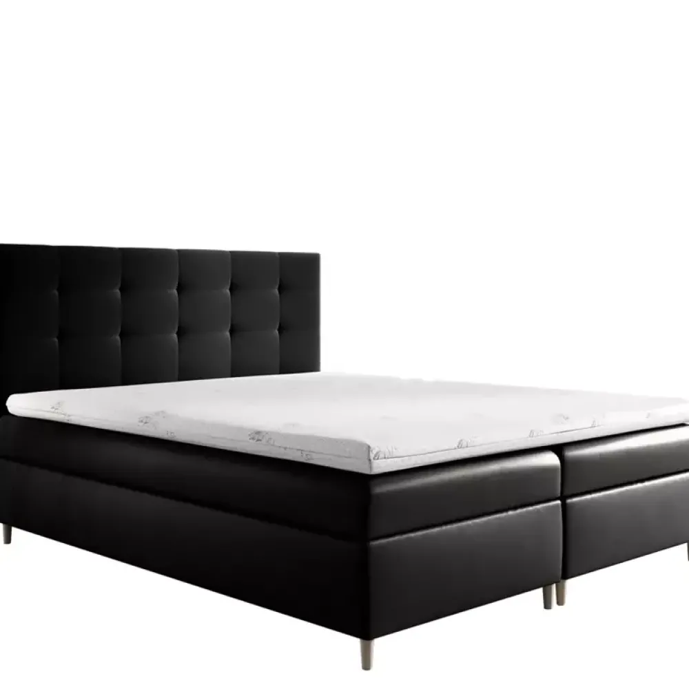 Łóżka Młodzieżowe|Łóżka Na Nóżkach>Gruszka Łóżko Kontynentalne 140x200 kremowe DALWIN