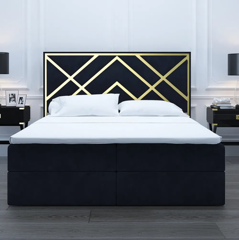 Łóżka Z Zagłówkiem|Łóżka Z Materacem>Laaph Studio Łóżko kontynentalne 160x200 LAROSA