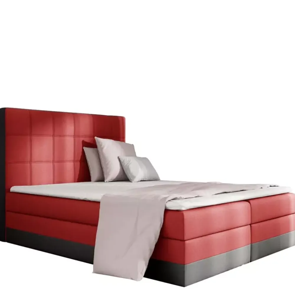 Łóżka Z Zagłówkiem|Łóżka Z Pojemnikiem>Gruszka Łóżko Kontynentalne 160x200 LEO