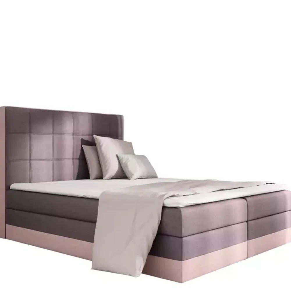 Łóżka Z Zagłówkiem|Łóżka Z Pojemnikiem>Gruszka Łóżko Kontynentalne 200x200 LEO