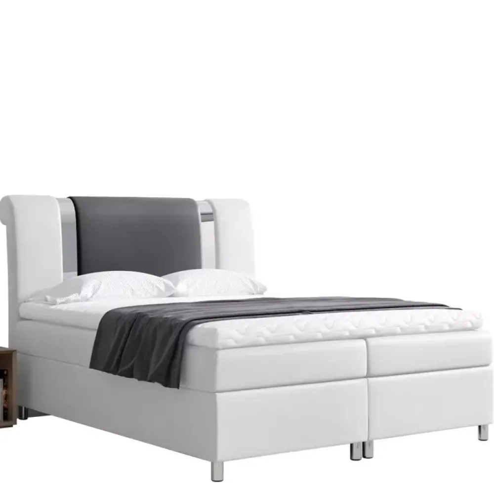 Łóżka Z Pojemnikiem|Łóżka Nowoczesne>Gruszka Łóżko Kontynentalne 200x200 MATEO