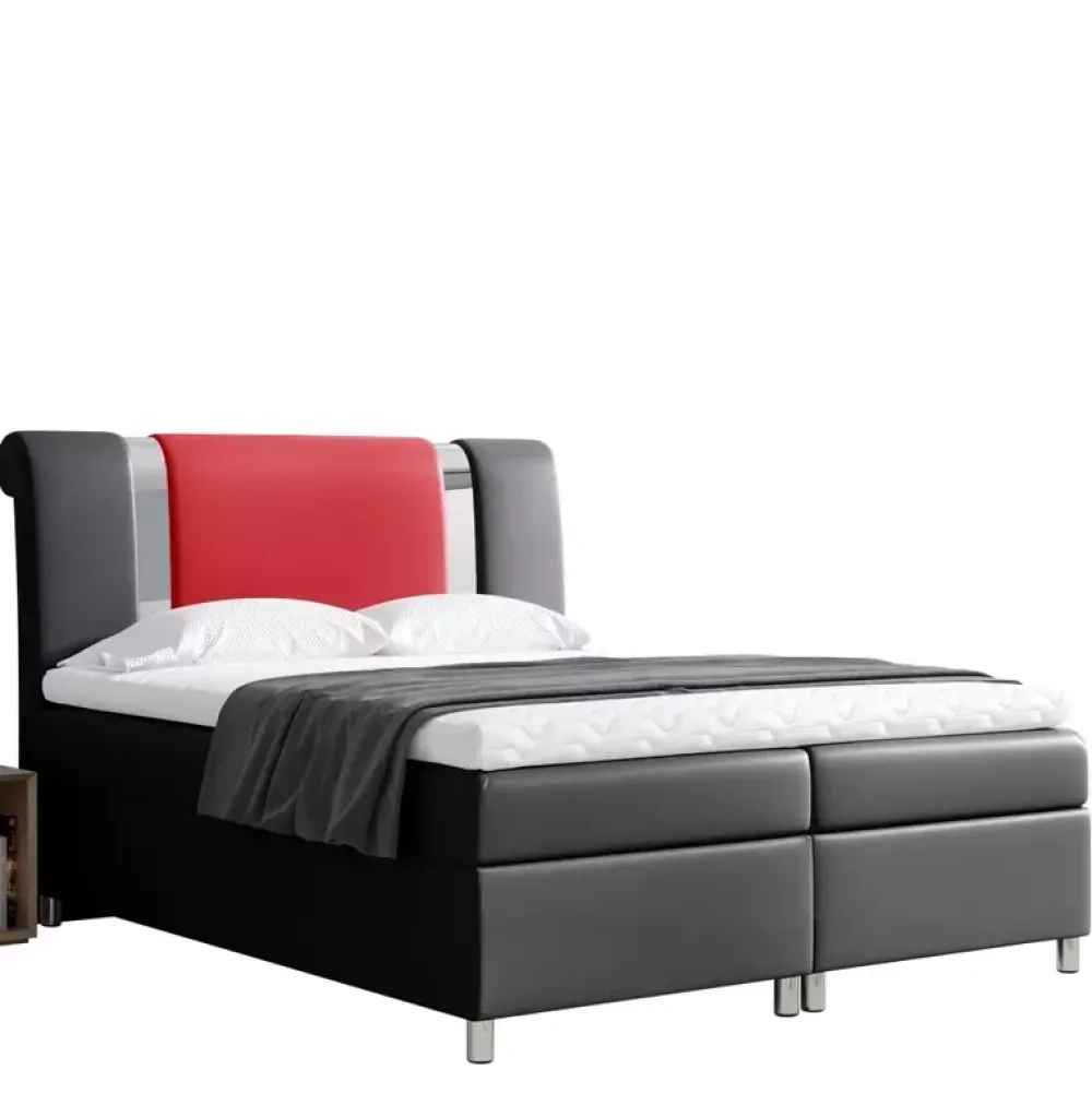 Łóżka Z Pojemnikiem|Łóżka Nowoczesne>Gruszka Łóżko Kontynentalne 200x200 MATEO