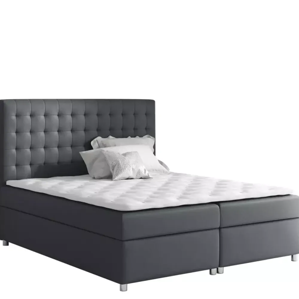 Łóżka Młodzieżowe|Łóżka Z Zagłówkiem>Gruszka Łóżko Kontynentalne 120x200 musztardowe ALAN