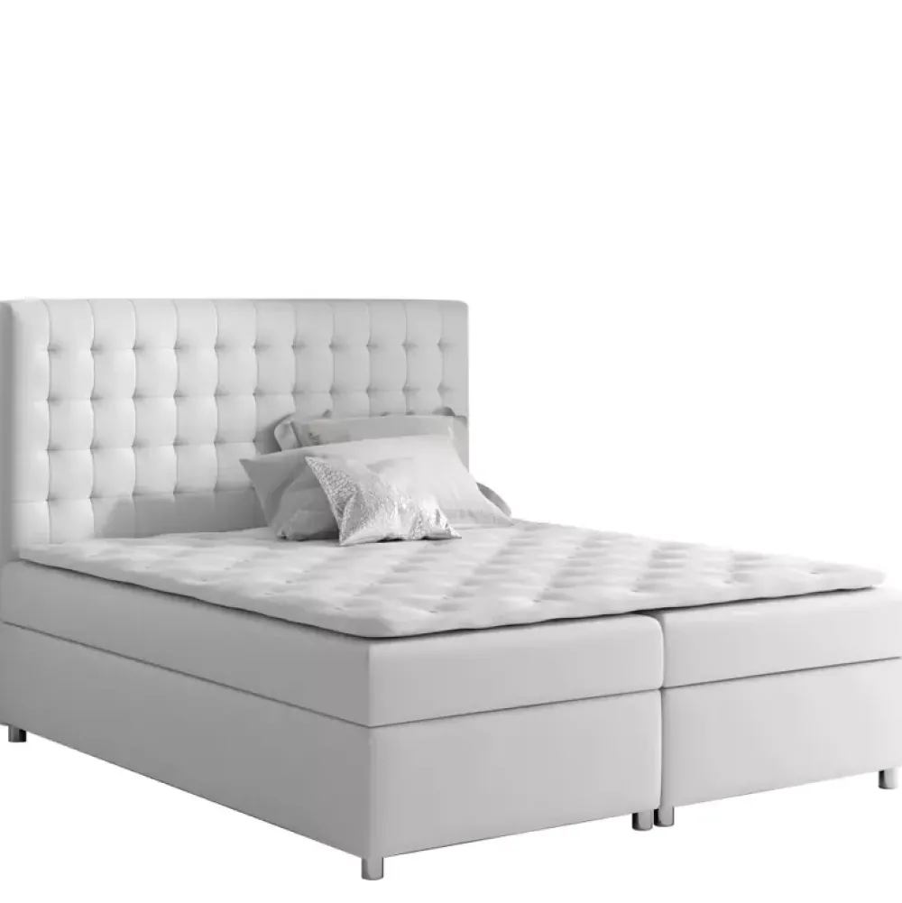 Łóżka Młodzieżowe|Łóżka Z Zagłówkiem>Gruszka Łóżko Kontynentalne 120x200 musztardowe ALAN