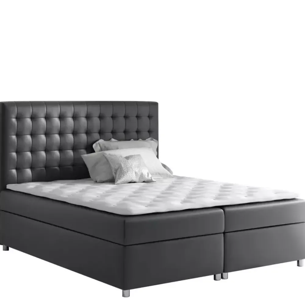 Łóżka Młodzieżowe|Łóżka Z Zagłówkiem>Gruszka Łóżko Kontynentalne 120x200 musztardowe ALAN