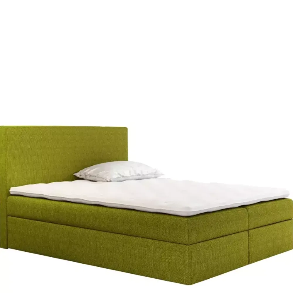 Łóżka Młodzieżowe|Łóżka Z Zagłówkiem>Gruszka Łóżko kontynentalne 120x200 niebieskie BEN