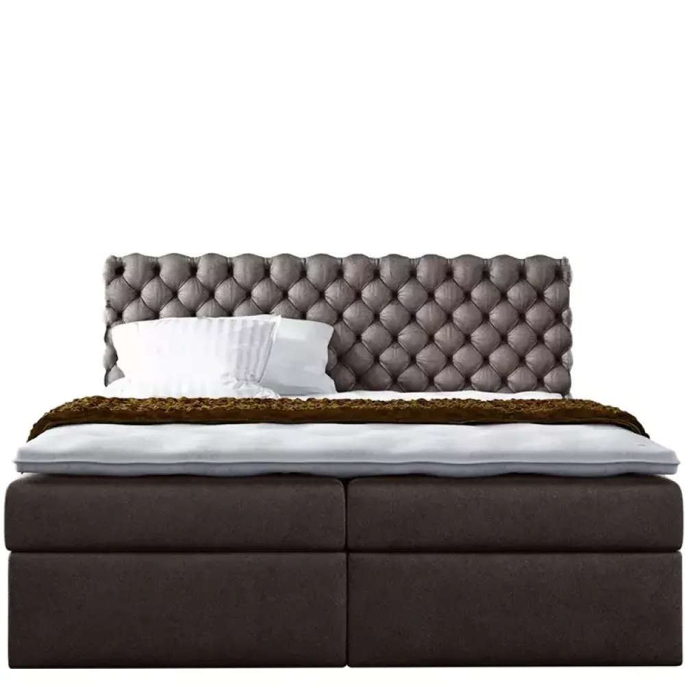 Łóżka Młodzieżowe|Łóżka Z Pojemnikiem>Gruszka Łóżko Kontynentalne 140x200 niebieskie PAWEŁ