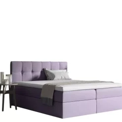 Łóżka Młodzieżowe|Łóżka Z Zagłówkiem>Gruszka Łóżko Kontynentalne 120x200 pastelowy fiolet EMIL