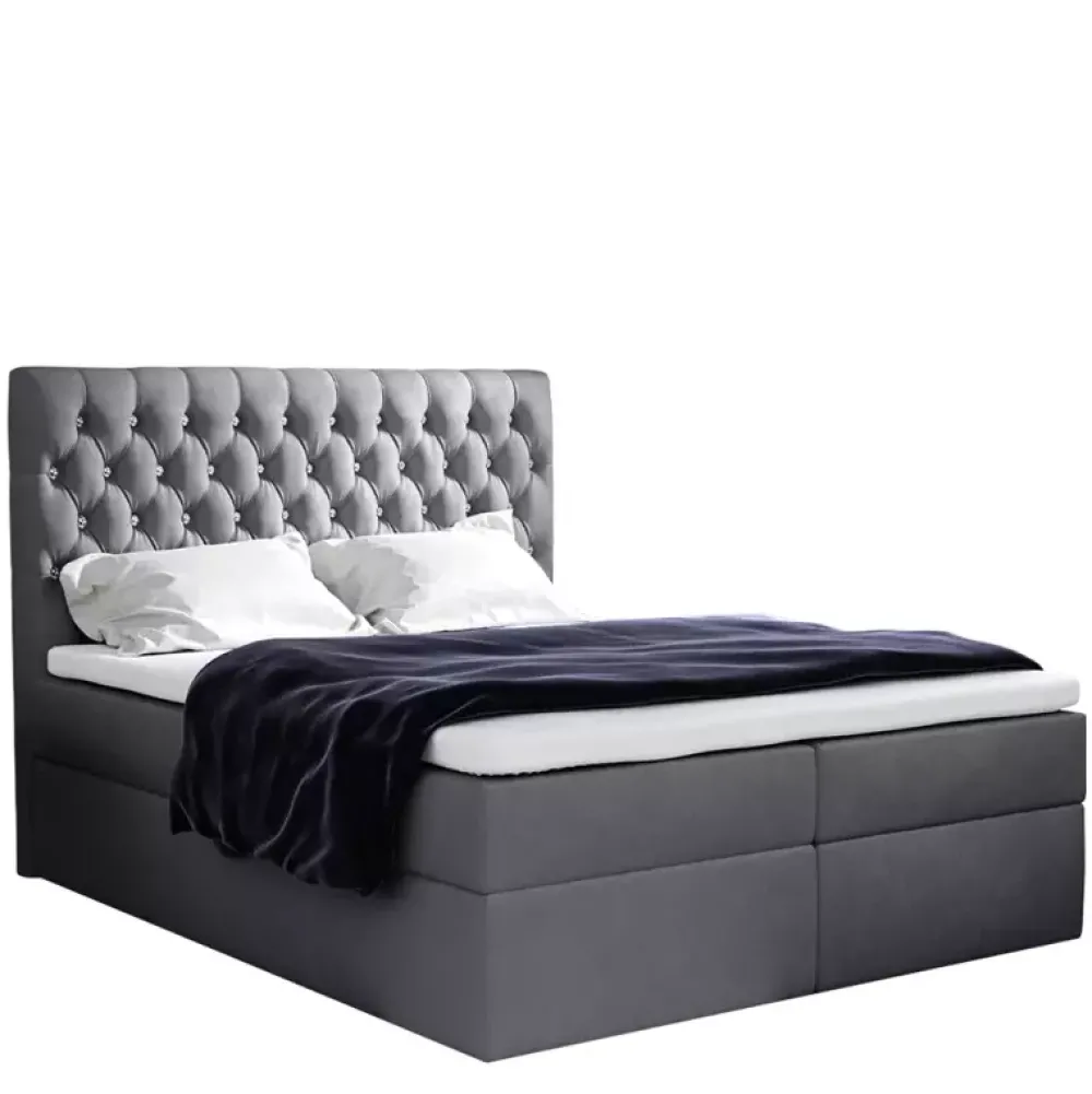 Łóżka Z Zagłówkiem|Łóżka Młodzieżowe>Gruszka Łóżko Kontynentalne 120x200 pudrowy róż MICHAEL