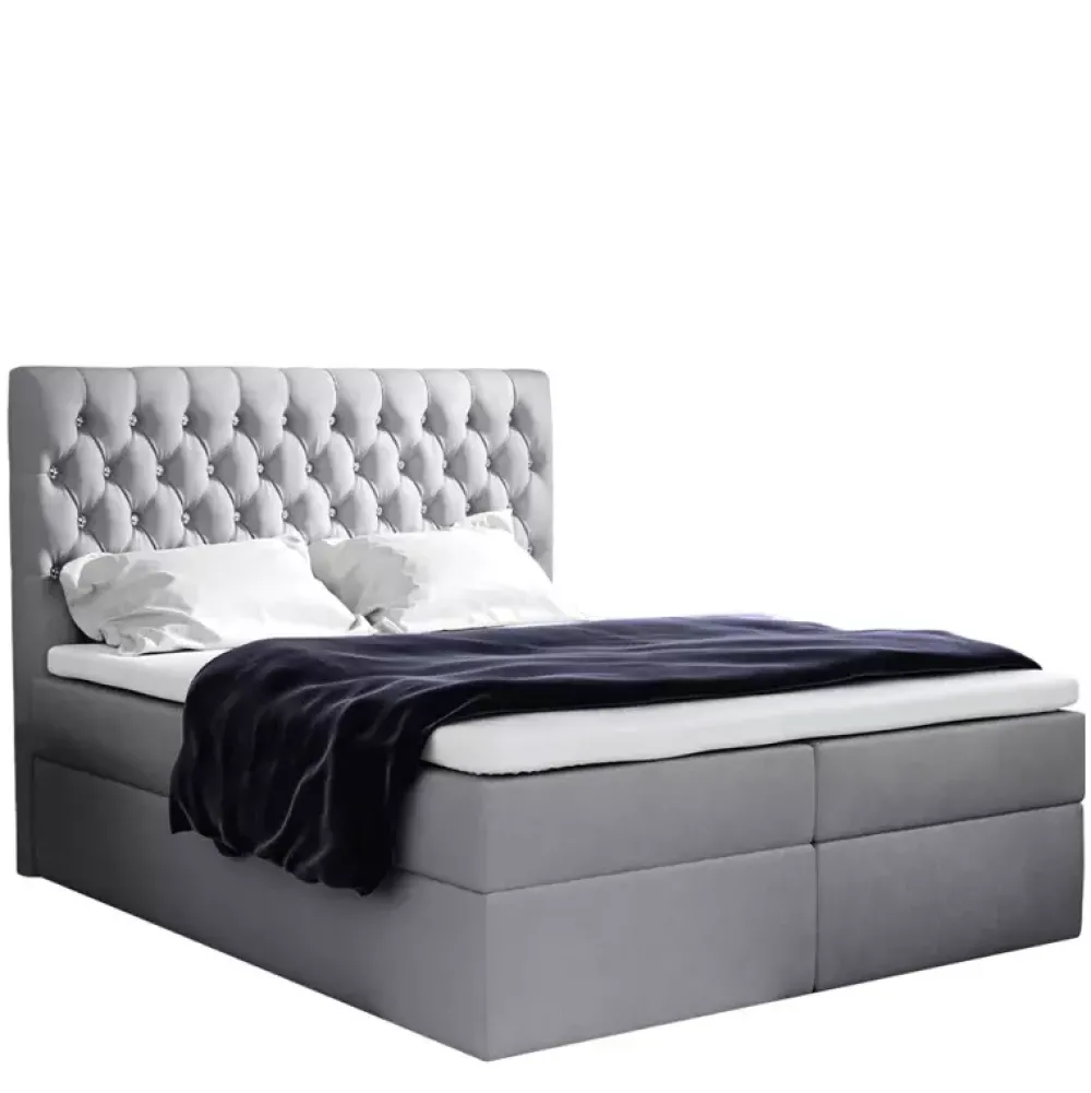 Łóżka Z Zagłówkiem|Łóżka Młodzieżowe>Gruszka Łóżko Kontynentalne 120x200 pudrowy róż MICHAEL