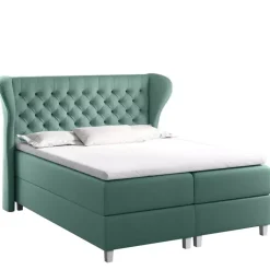 Łóżka Na Nóżkach|Łóżka Z Pojemnikiem>Gruszka Łóżko Kontynentalne 160x200 pudrowy róż JEREMI