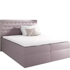 Łóżka Młodzieżowe|Łóżka Z Zagłówkiem>Gruszka Łóżko Kontynentalne 120x200 pudrowy róż MIRON