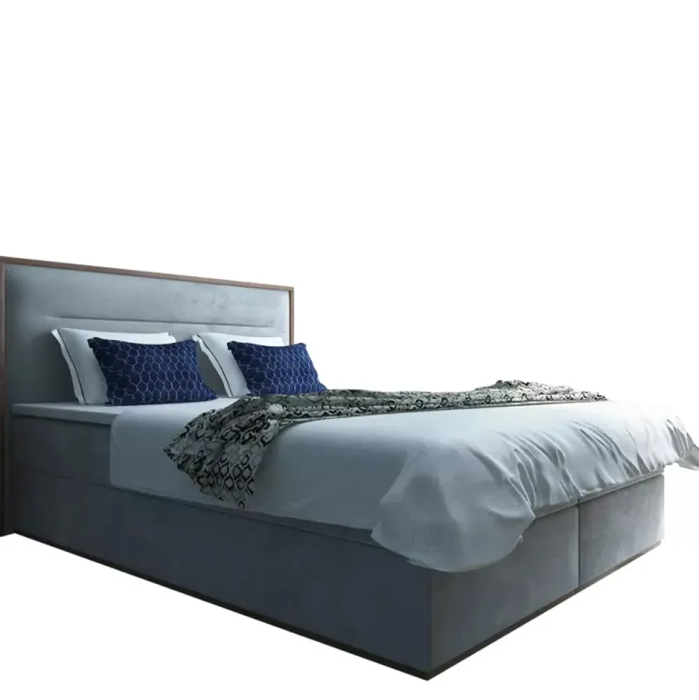 Łóżka Z Zagłówkiem|Łóżka Z Materacem>Laaph Studio Łóżko kontynentalne 160x200 SUMBA