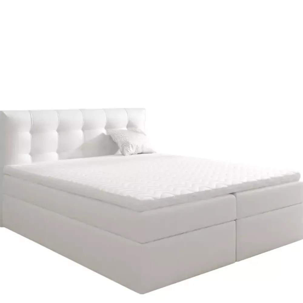 Łóżka Z Zagłówkiem|Łóżka Z Pojemnikiem>Gruszka Łóżko Kontynentalne 160x200 szare TOM 1