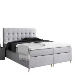 Łóżka Młodzieżowe|Łóżka Na Nóżkach></noscript>Gruszka Łóżko Kontynentalne 140x200 szare ALEX