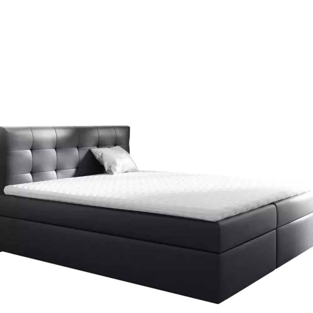 Łóżka Młodzieżowe|Łóżka Z Pojemnikiem>Gruszka Łóżko Kontynentalne 140x200 szare TOM 2