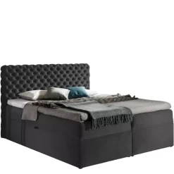 Łóżka Z Pojemnikiem|Łóżka Szare>Gruszka Łóżko Kontynentalne 180x200 szare CYRYL