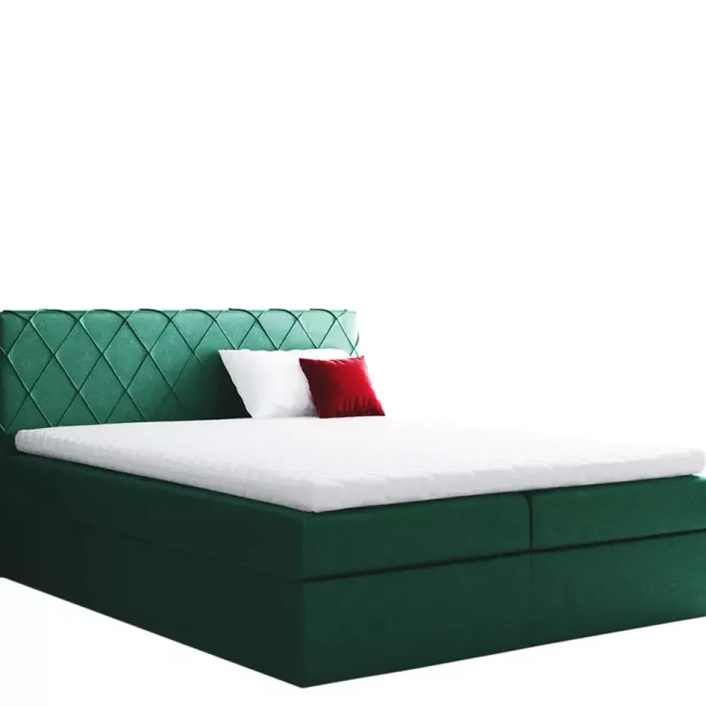 Łóżka Młodzieżowe|Łóżka Z Zagłówkiem>Gruszka Łóżko Kontynentalne 140x200 szare PHILIP