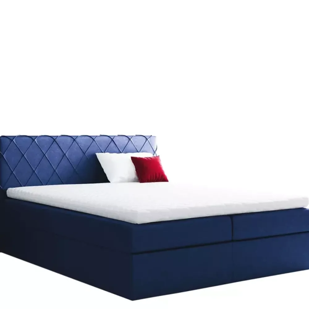 Łóżka Młodzieżowe|Łóżka Z Zagłówkiem>Gruszka Łóżko Kontynentalne 140x200 szare PHILIP