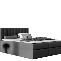 Łóżka Z Pojemnikiem|Łóżka Szare>Gruszka Łóżko Kontynentalne 160x200 szare KEVIN