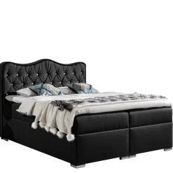 Łóżka Młodzieżowe|Łóżka Na Nóżkach>Gruszka Łóżko Kontynentalne 140x200 szare STEFAN