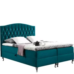 Łóżka Młodzieżowe|Łóżka Z Pojemnikiem>Gruszka Łóżko Kontynentalne 120x200 turkusowe PETER