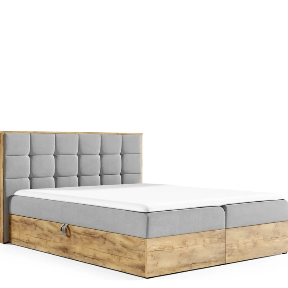 Łóżka Młodzieżowe|Łóżka Z Materacem>Gruszka Łóżko kontynentalne 120x200 z pojemnikiem VODICE