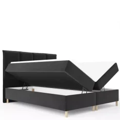 Łóżka Na Nóżkach|Łóżka Z Zagłówkiem>Laaph Studio Łóżko kontynentalne 180x200 z pojemnikiem MONEA