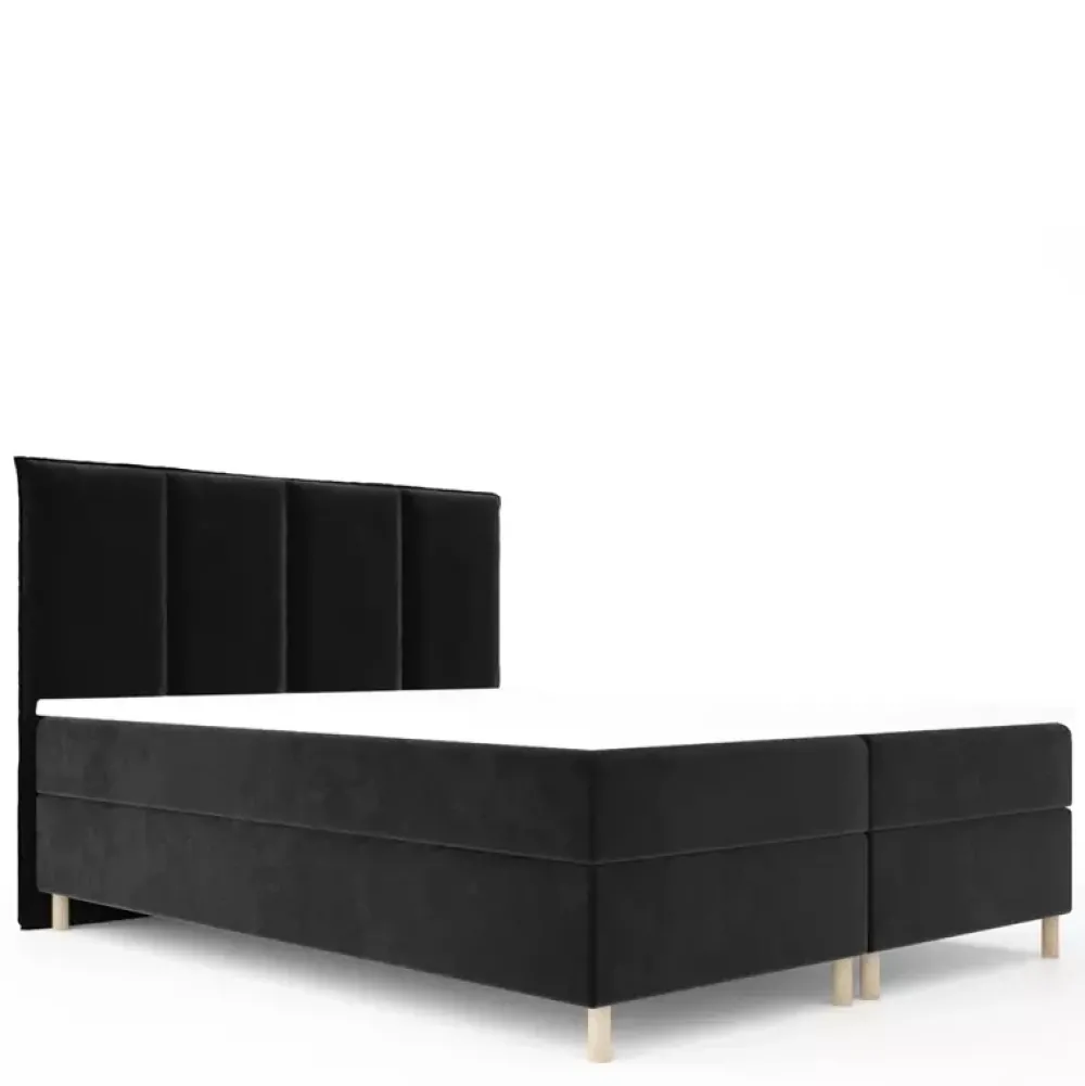 Łóżka Na Nóżkach|Łóżka Z Materacem>Laaph Studio Łóżko kontynentalne 160x200 z pojemnikiem MONEA