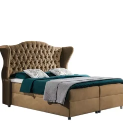 Łóżka Z Zagłówkiem|Łóżka Z Pojemnikiem></noscript>Gruszka Łóżko Kontynentalne 120x200 zielona butelka LEON