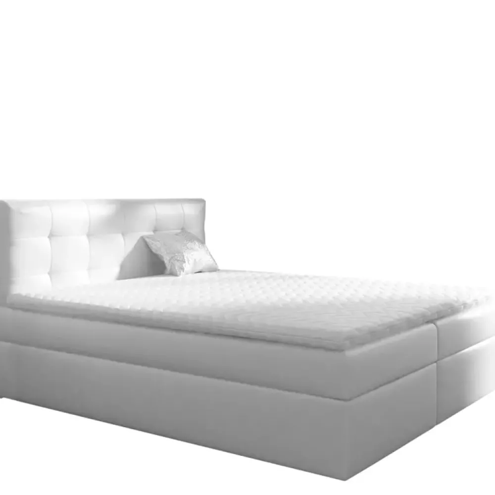 Łóżka Z Zagłówkiem|Łóżka Z Pojemnikiem>Gruszka Łóżko Kontynentalne 200x200 zielone TOM 2