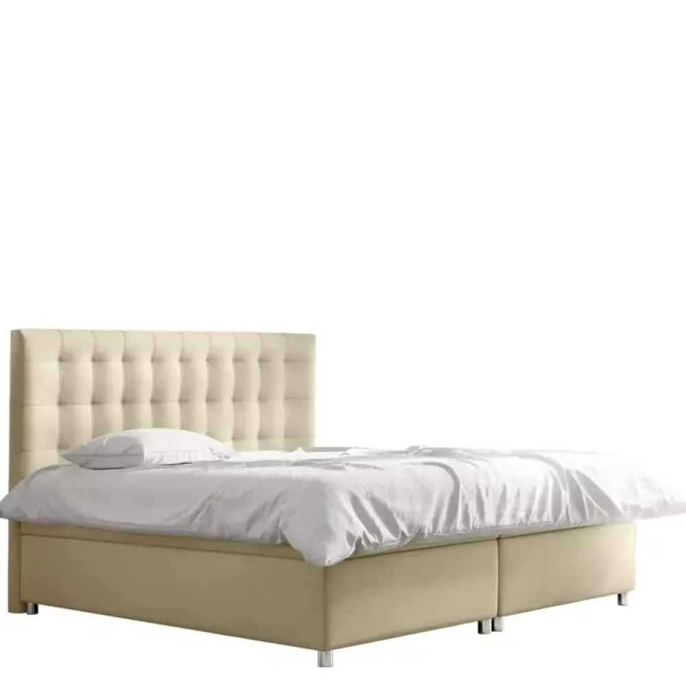 Łóżka Młodzieżowe|Łóżka Na Nóżkach>Gruszka Łóżko kontynentalne z pojemnikiem 140x200 BENJAMIN