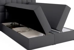 Meble Młodzieżowe|Łóżka Młodzieżowe>BROMARKT Łóżko kontynentalne z pojemnikiem 140x200 cm DAKOTA szare