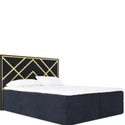 Łóżka Z Zagłówkiem|Łóżka Z Materacem>Laaph Studio Łóżko kontynentalne z pojemnikiem na pościel 180x200 LAROSA