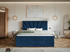 Łóżka Małżeńskie|Łóżka Ze Stelażem></noscript>Riban Łóżko kontynentalne z pojemnikiem 180x200 cm CELCO nowoczesne