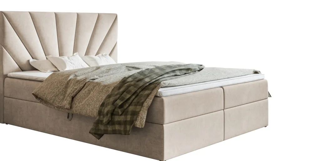 Łóżka Młodzieżowe|Łóżka Ze Stelażem>Riban Łóżko kontynentalne z pojemnikiem 120x200 cm CELCO