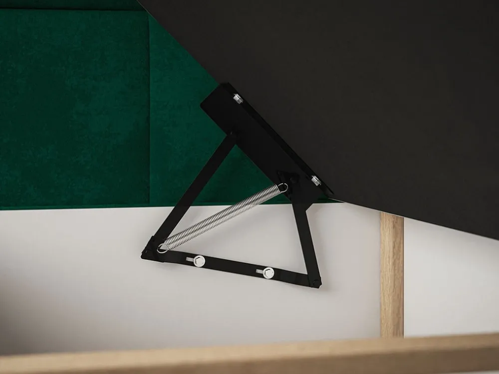 Łóżka Małżeńskie|Łóżka Ze Stelażem>Riban Łóżko kontynentalne z pojemnikiem 160x200 cm ZAMER nowoczesne