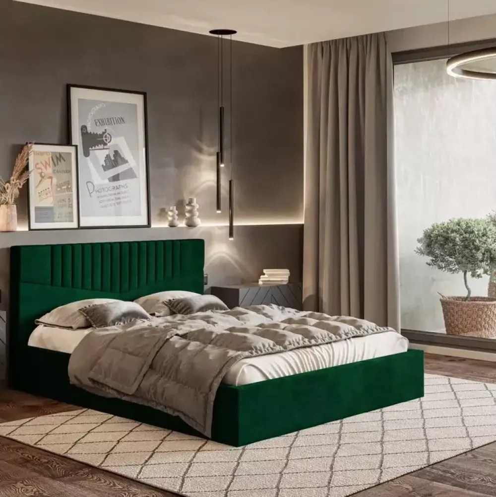 Łóżka Młodzieżowe|Łóżka Z Zagłówkiem>Riban Łóżko małżeńskie 160x200 cm ORIATA