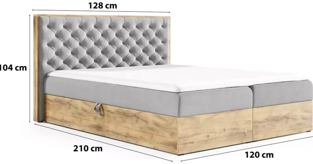 Łóżka Młodzieżowe|Łóżka Dziecięce>Gruszka Łóżko młodzieżowe w stylu nowoczesnym 120x200 VALKY