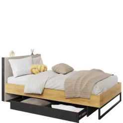 Meble Młodzieżowe|Łóżka Młodzieżowe></noscript>lenart. Łóżko młodzieżowe 90x200 cm z pojemnikiem TEEN FLEX