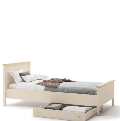Meble Młodzieżowe|Łóżka Młodzieżowe>lenart. Łóżko młodzieżowe z materacem 90x200 cm STORY beż piaskowy