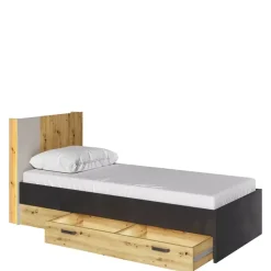 Meble Dla Dzieci|Meble Młodzieżowe>lenart. Łóżko młodzieżowe z pojemnikiem 90x200 cm QUBIC