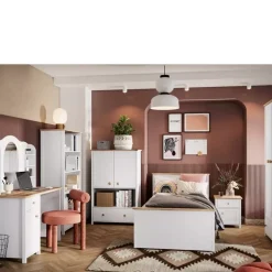 Meble Młodzieżowe|Łóżka Młodzieżowe></noscript>lenart. Łóżko młodzieżowe ze stelażem i materacem 90x200 cm STORY