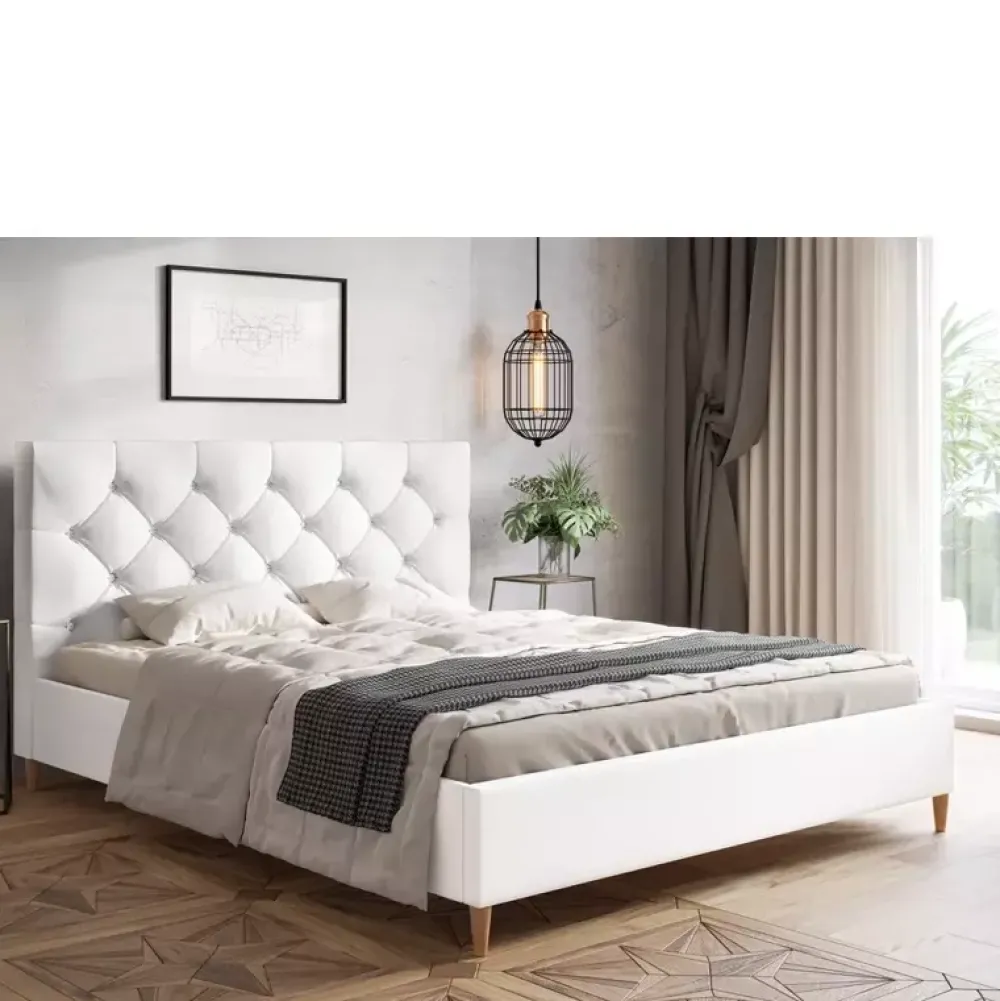 Łóżka Młodzieżowe|Łóżka Na Nóżkach>Riban Łóżko podwójne 140x200 cm TIBUS