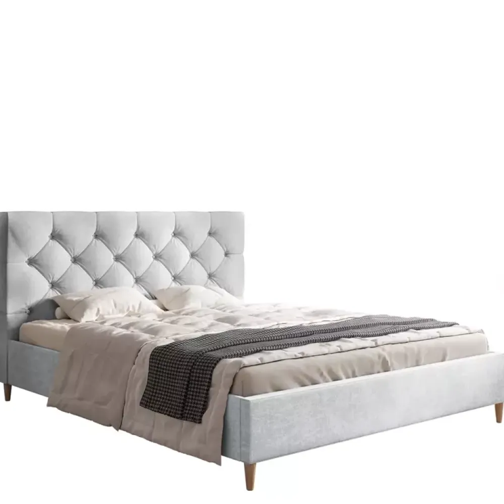 Łóżka Młodzieżowe|Łóżka Na Nóżkach>Riban Łóżko podwójne 140x200 cm TIBUS