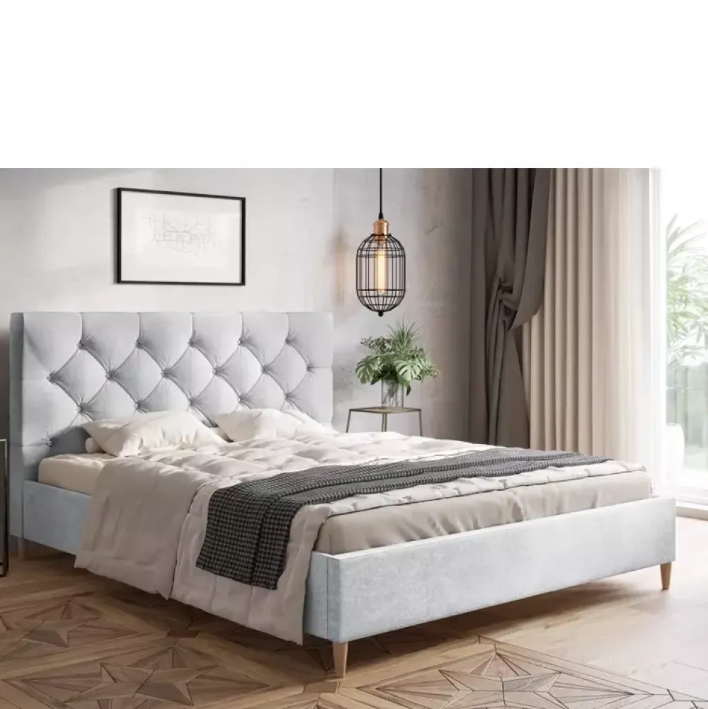 Łóżka Młodzieżowe|Łóżka Na Nóżkach>Riban Łóżko podwójne 140x200 cm TIBUS